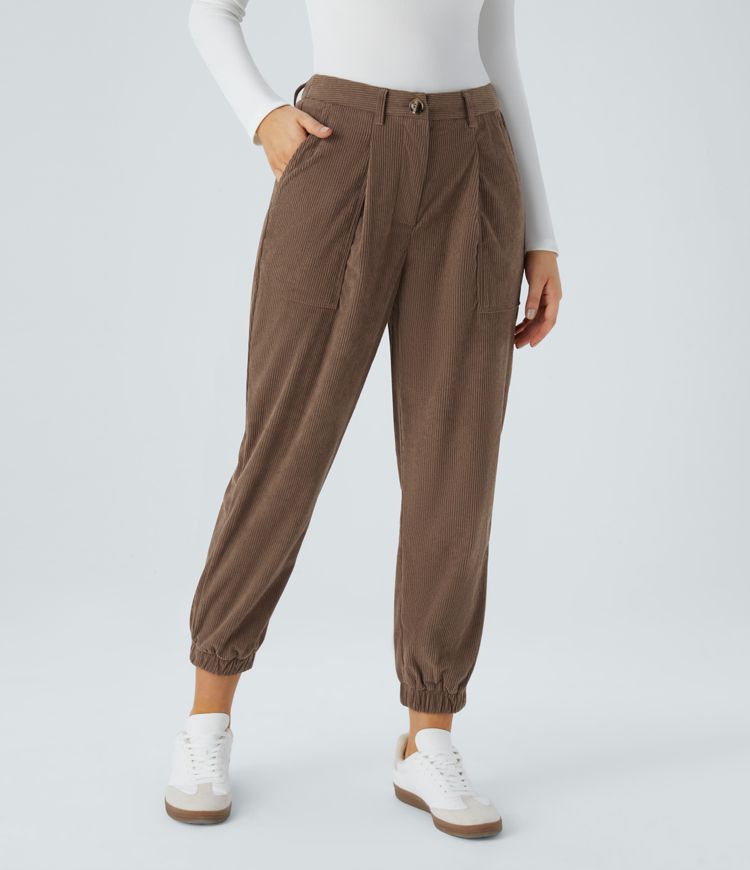 Linsey™ | Corduroy jogging trousers