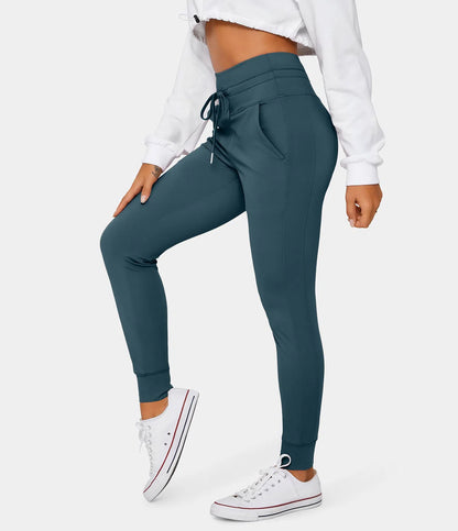 Abelle™ | Plush jogging trousers with high waist