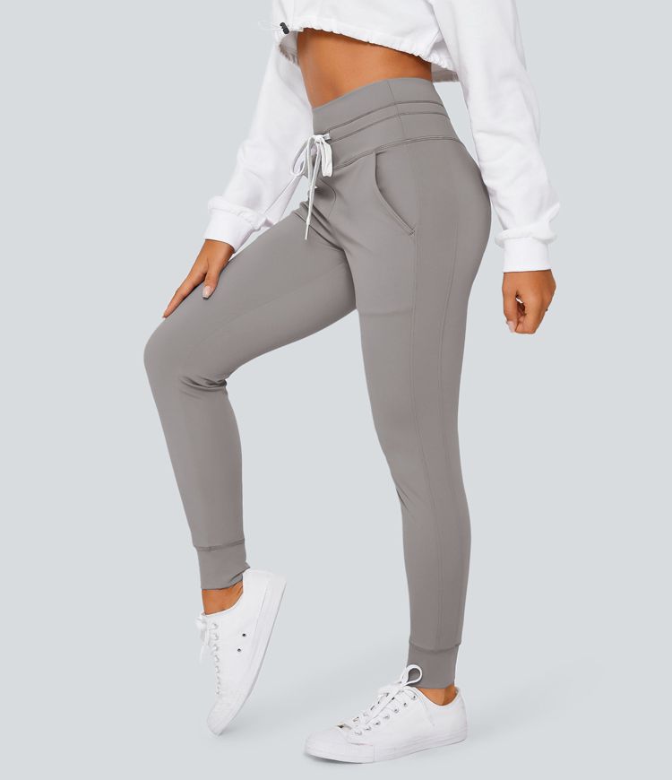 Abelle™ | Plush jogging trousers with high waist