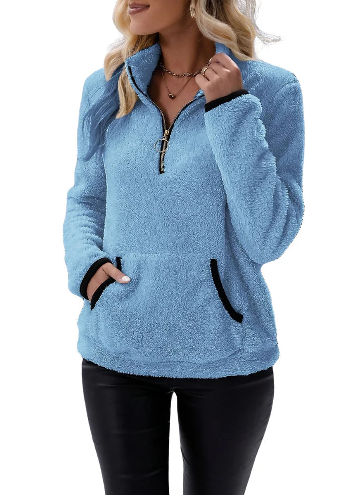 Lilaboutiq's Half Zip Fleece