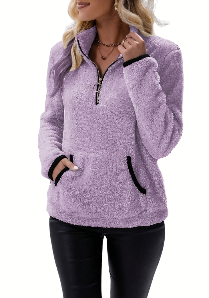 Lilaboutiq's Half Zip Fleece