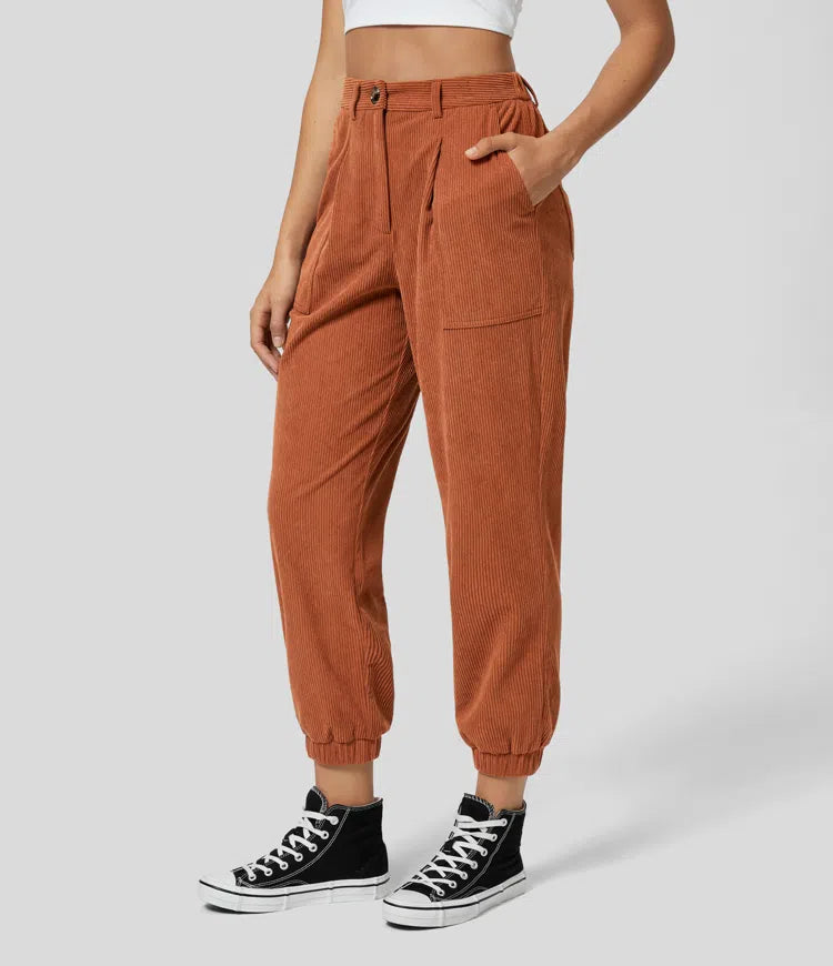 Linsey™ | Corduroy jogging trousers