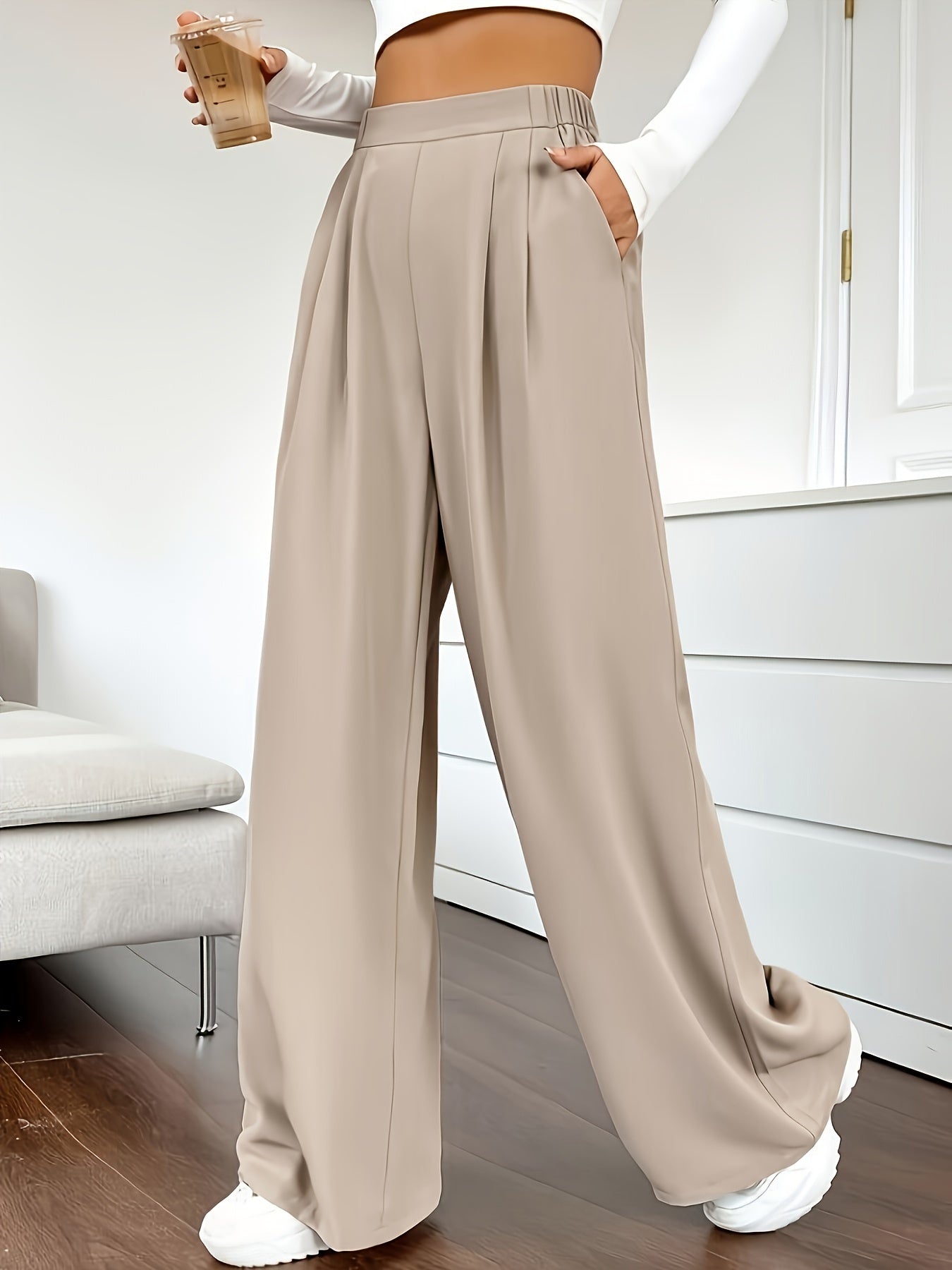 Zazi™ | Elegant wide leg trousers