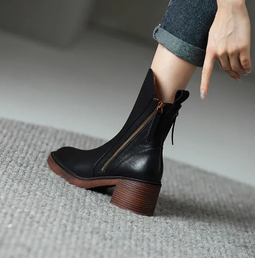 Verona | Luxe Leather Ankle Boots