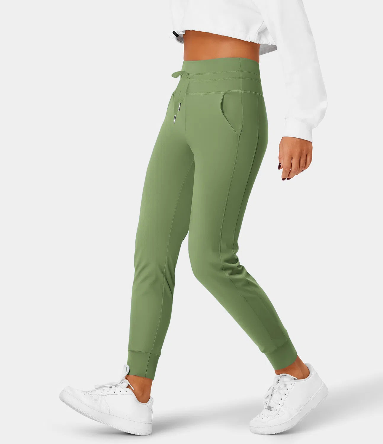 Abelle™ | Plush jogging trousers with high waist