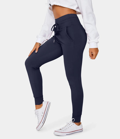 Abelle™ | Plush jogging trousers with high waist