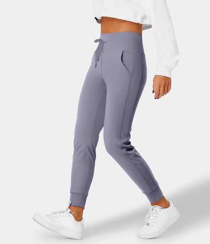 Abelle™ | Plush jogging trousers with high waist