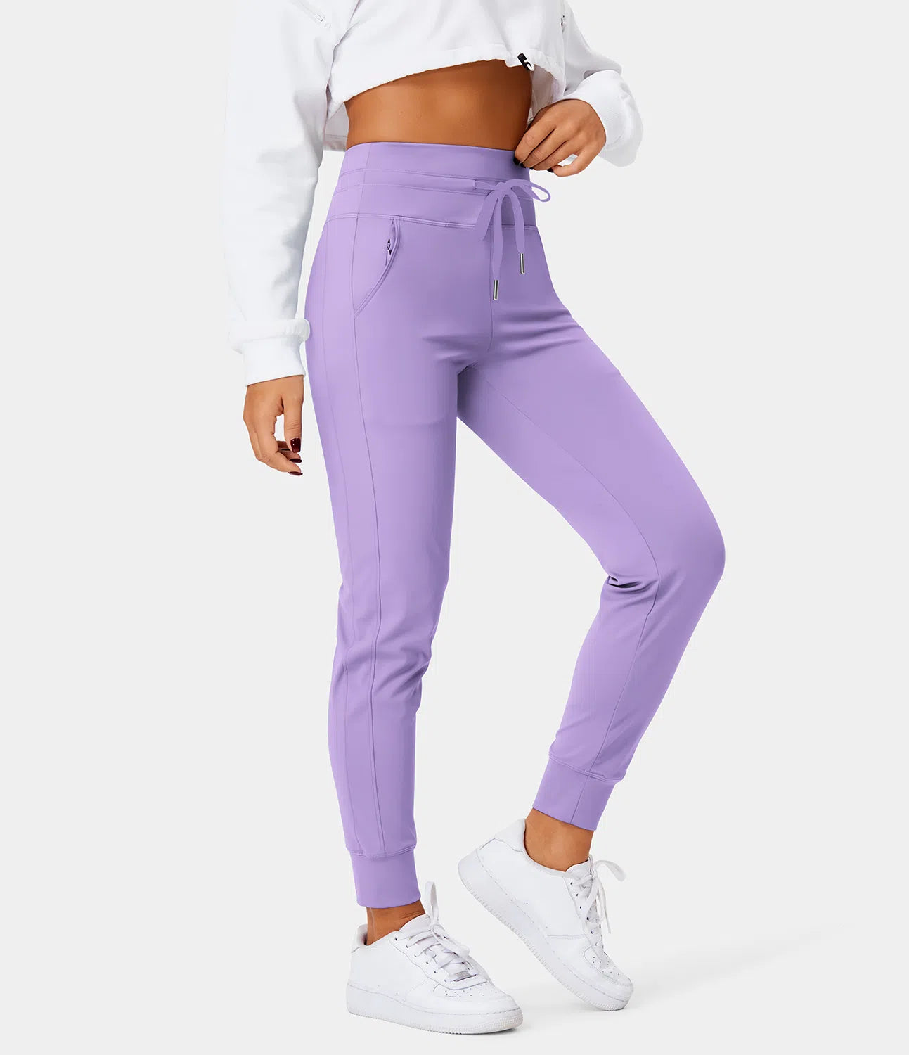 Abelle™ | Plush jogging trousers with high waist