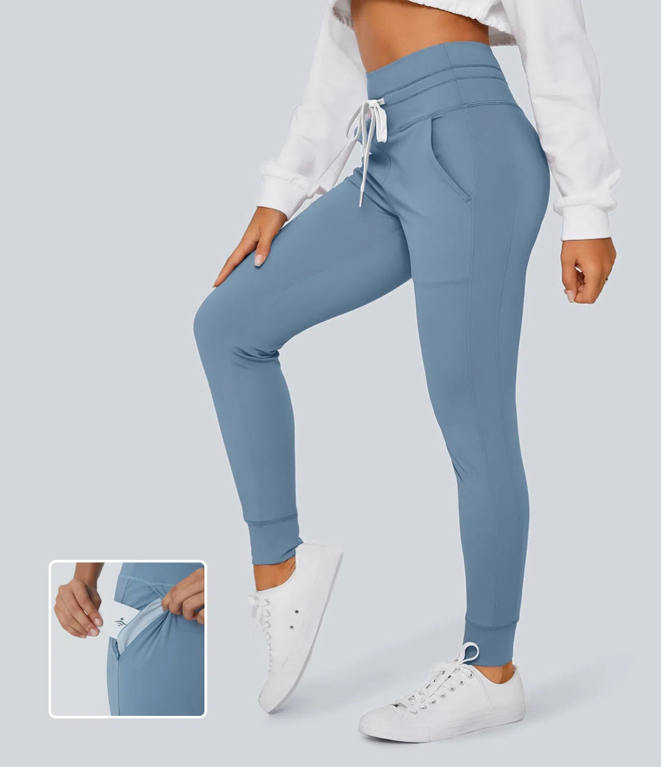 Abelle™ | Plush jogging trousers with high waist