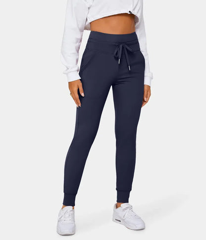 Abelle™ | Plush jogging trousers with high waist