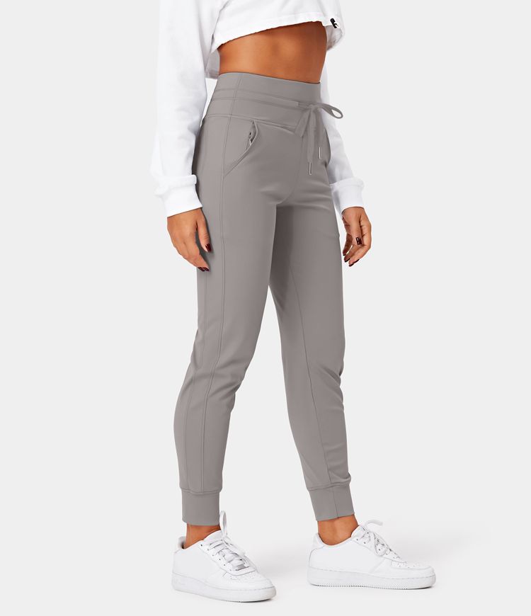 Abelle™ | Plush jogging trousers with high waist