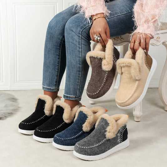 Khrizza | Stylish warm ladies winter boots