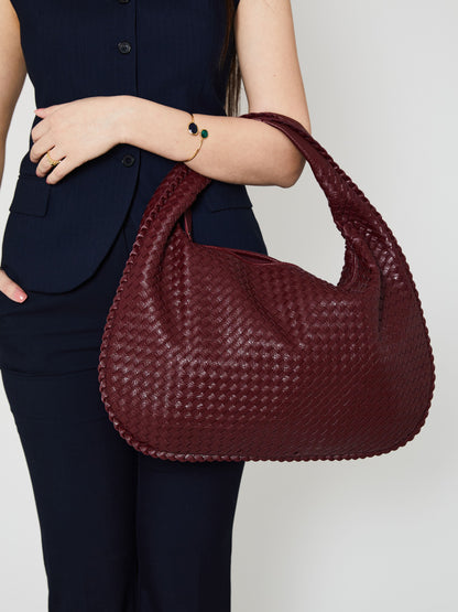 Charlotte™ | Everyday shoulder bag - Wine Red