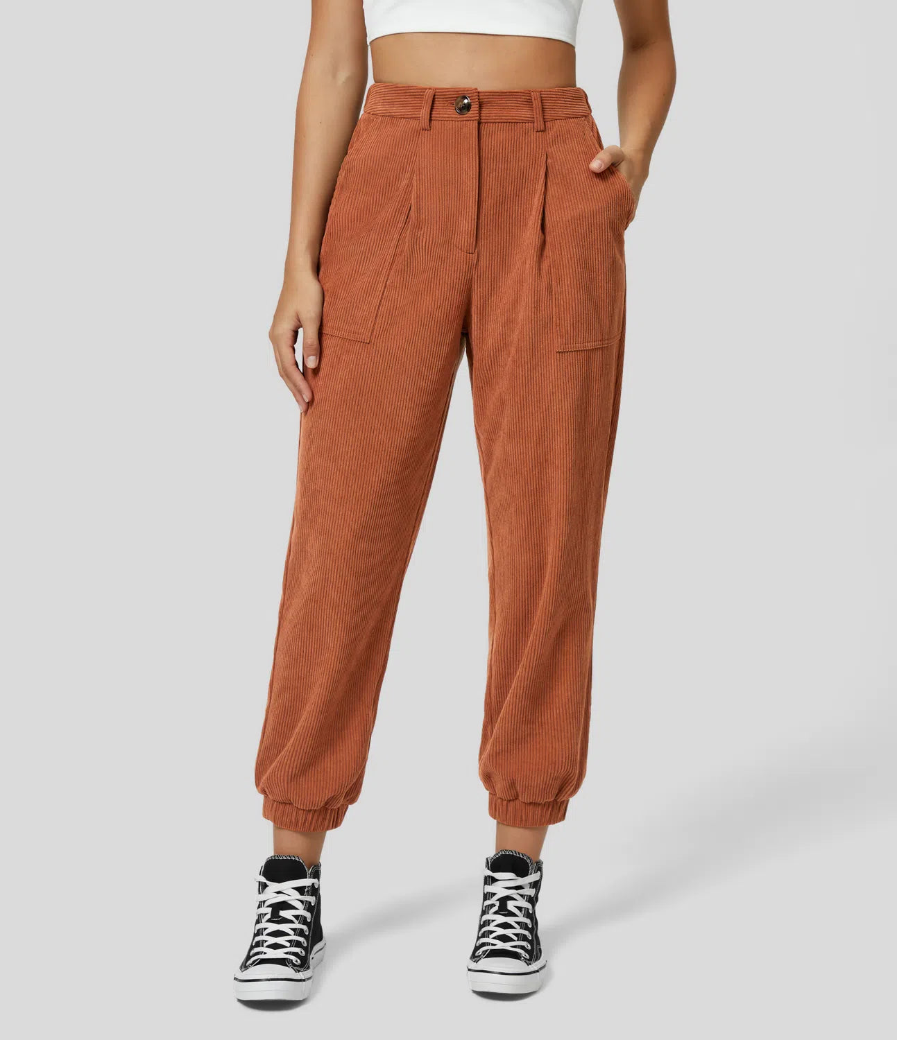 Linsey™ | Corduroy jogging trousers