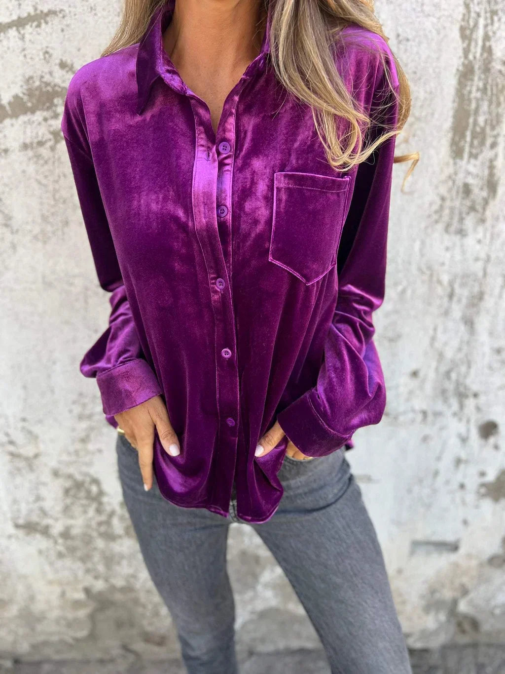 MARIANNE™  | VELVET BLOUSE