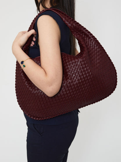 Charlotte™ | Everyday shoulder bag - Wine Red