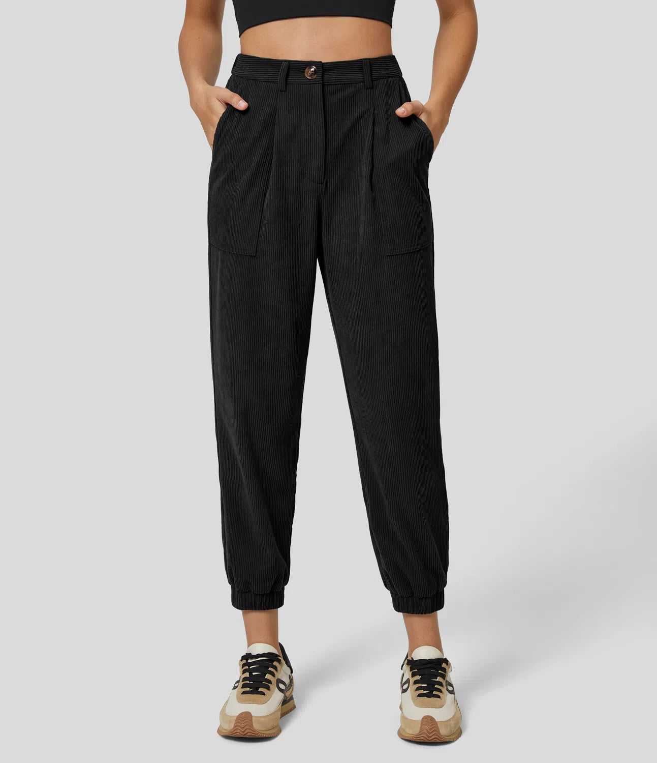 Linsey™ | Corduroy jogging trousers