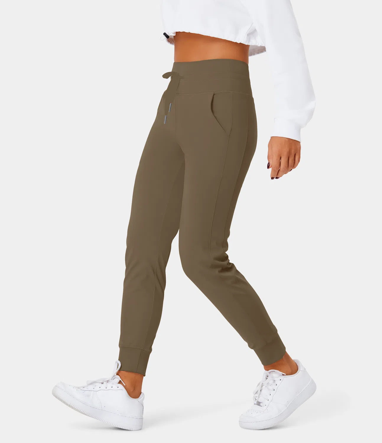 Abelle™ | Plush jogging trousers with high waist