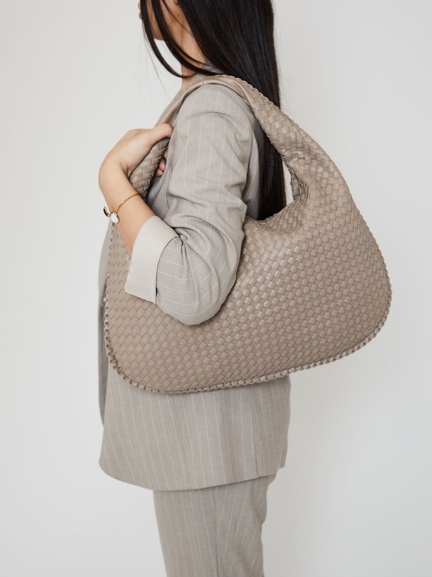 Charlotte™ | Everyday shoulder bag - Dark Beige