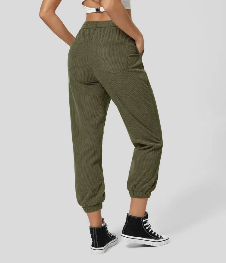 Linsey™ | Corduroy jogging trousers