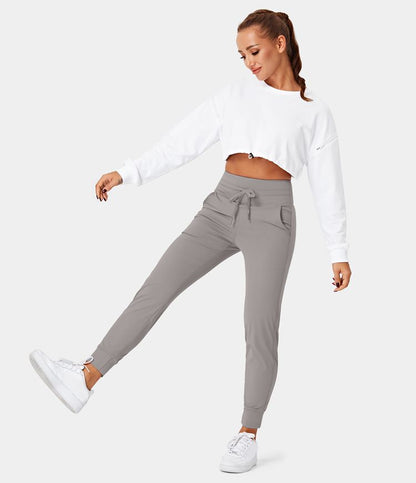 Abelle™ | Plush jogging trousers with high waist