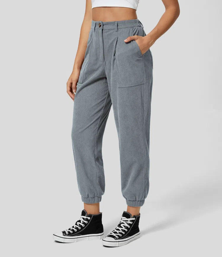 Linsey™ | Corduroy jogging trousers