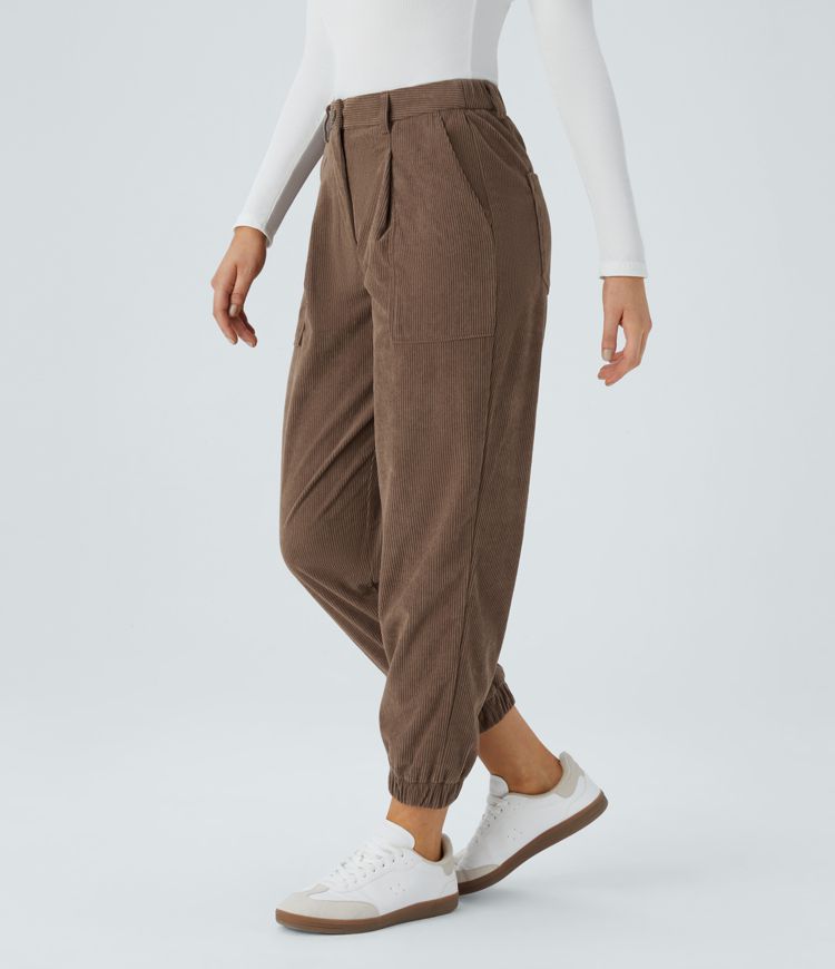 Linsey™ | Corduroy jogging trousers