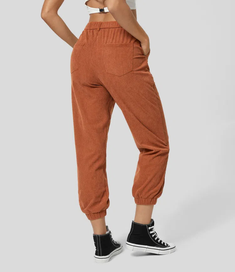 Linsey™ | Corduroy jogging trousers