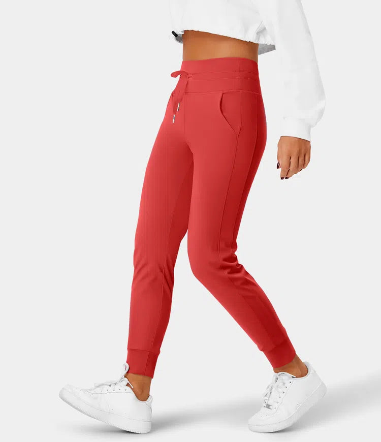 Abelle™ | Plush jogging trousers with high waist