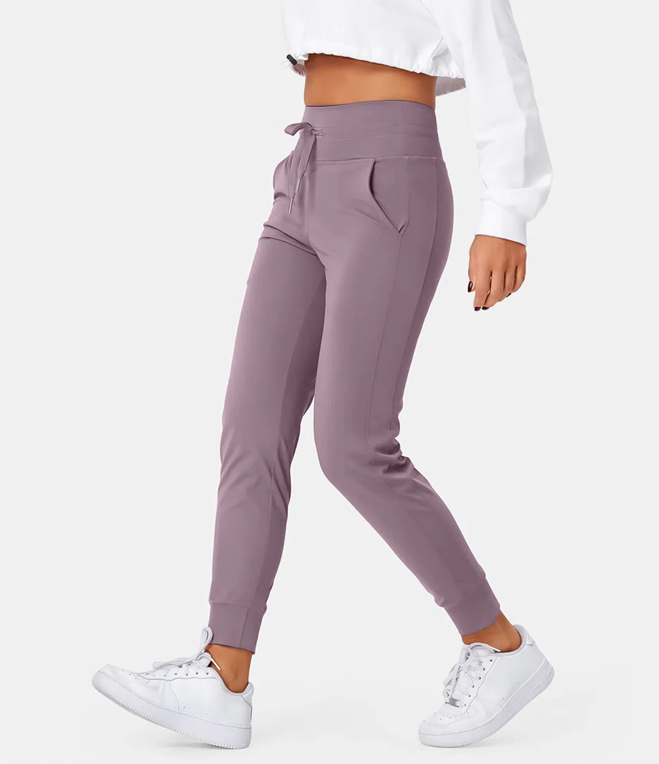 Abelle™ | Plush jogging trousers with high waist