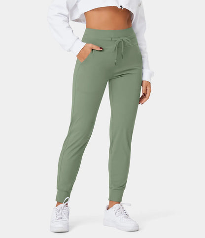 Abelle™ | Plush jogging trousers with high waist