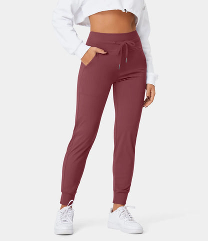 Abelle™ | Plush jogging trousers with high waist