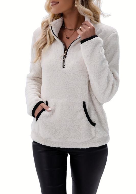 Lilaboutiq's Half Zip Fleece