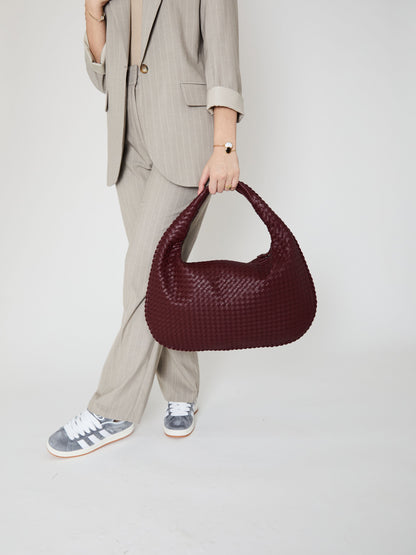 Charlotte™ | Everyday shoulder bag - Wine Red