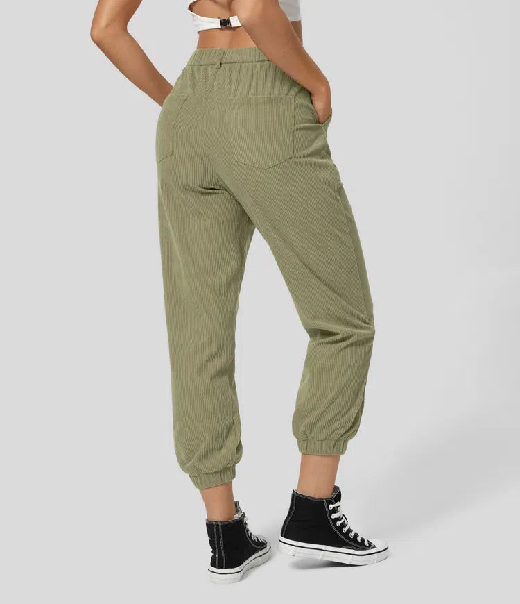 Linsey™ | Corduroy jogging trousers