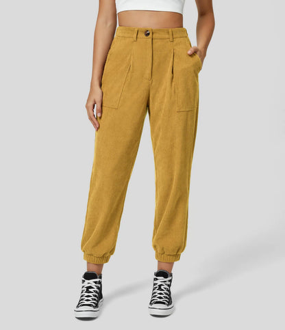 Linsey™ | Corduroy jogging trousers