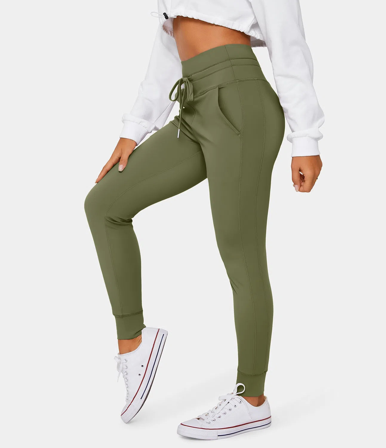 Abelle™ | Plush jogging trousers with high waist