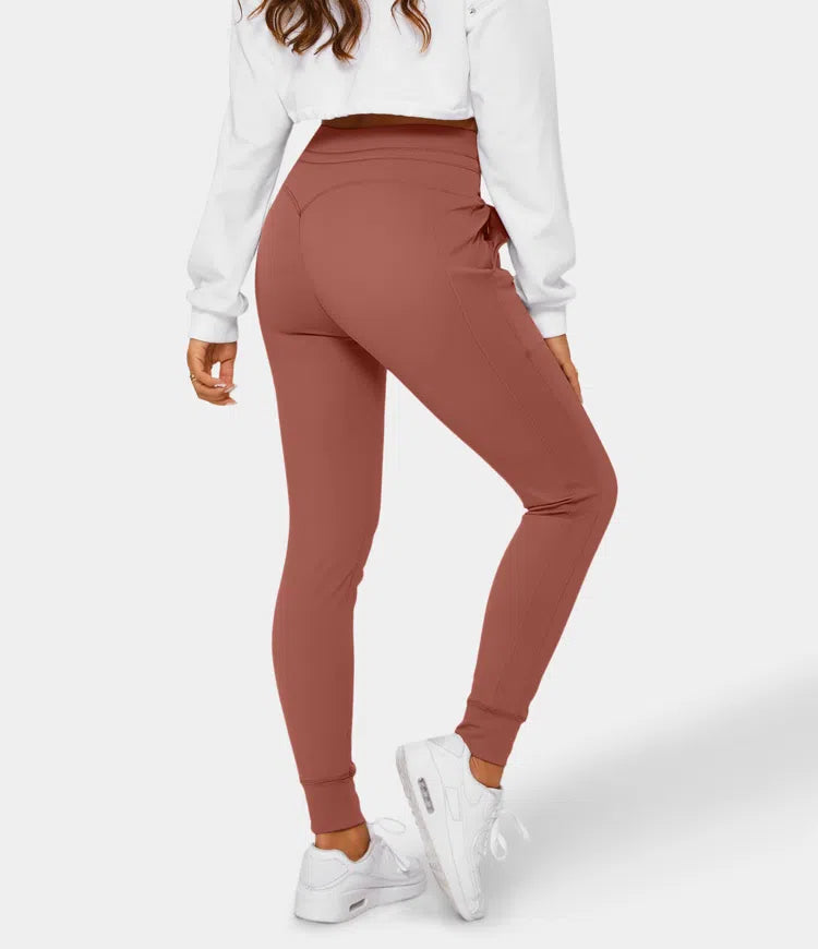 Abelle™ | Plush jogging trousers with high waist