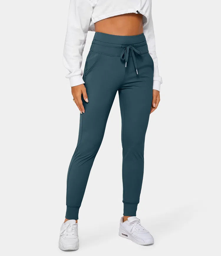 Abelle™ | Plush jogging trousers with high waist