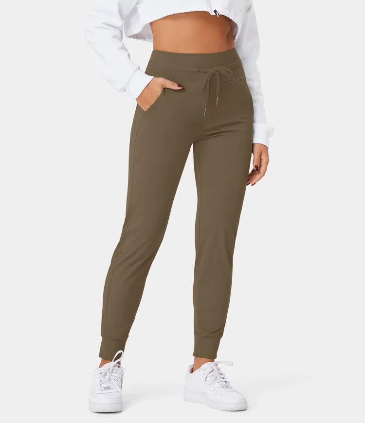 Abelle™ | Plush jogging trousers with high waist