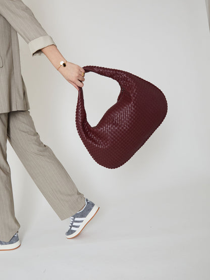 Charlotte™ | Everyday shoulder bag - Wine Red