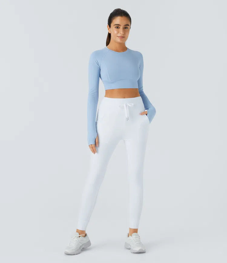 Abelle™ | Plush jogging trousers with high waist