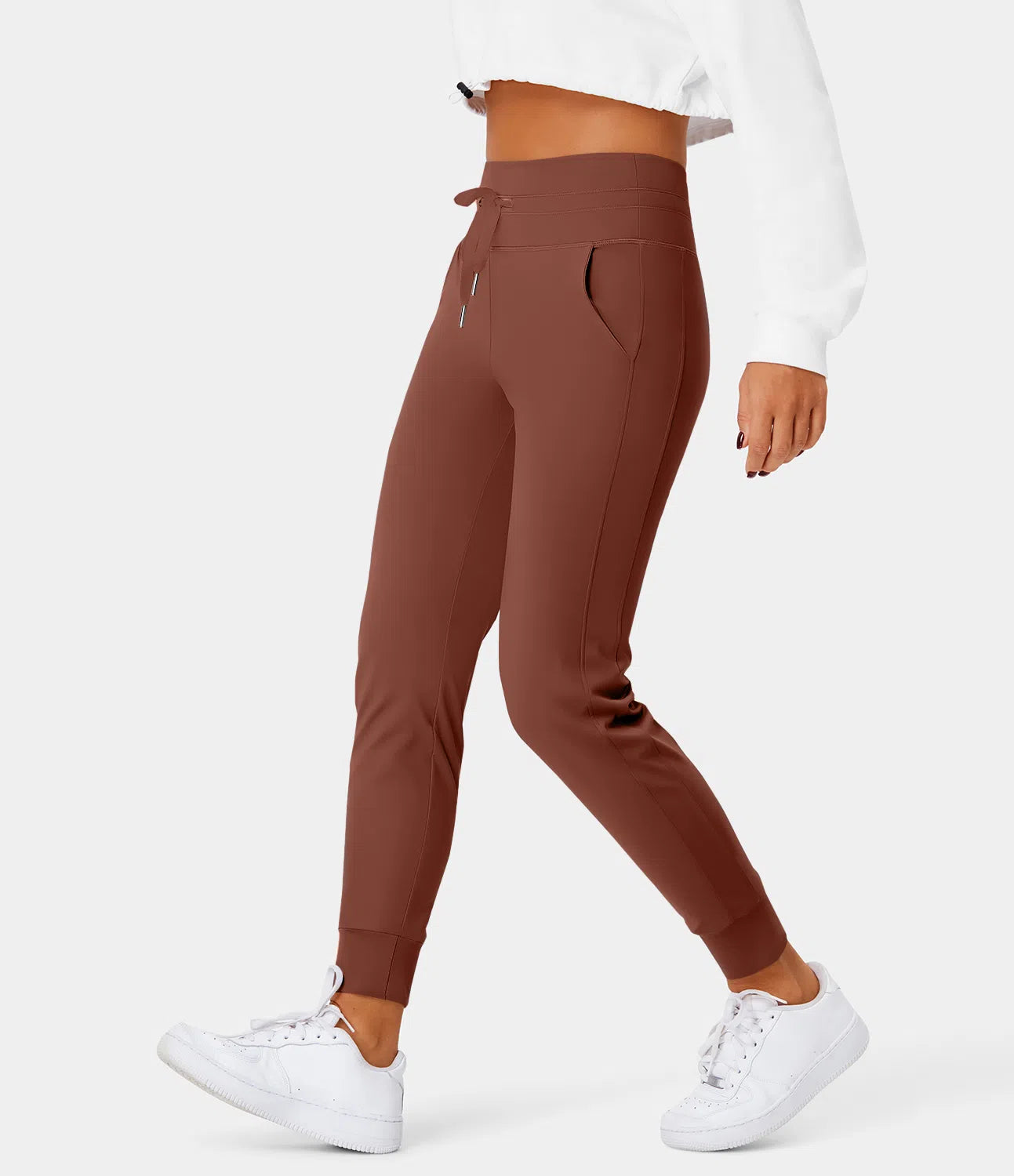 Abelle™ | Plush jogging trousers with high waist