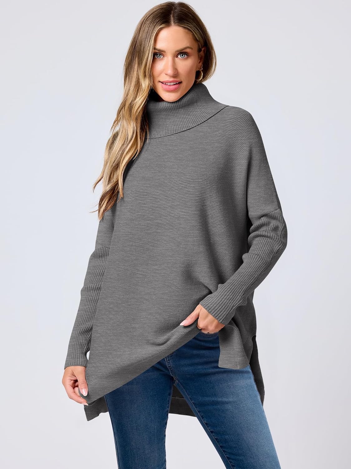 Lilaboutiq's Oversized Turtleneck Jumper