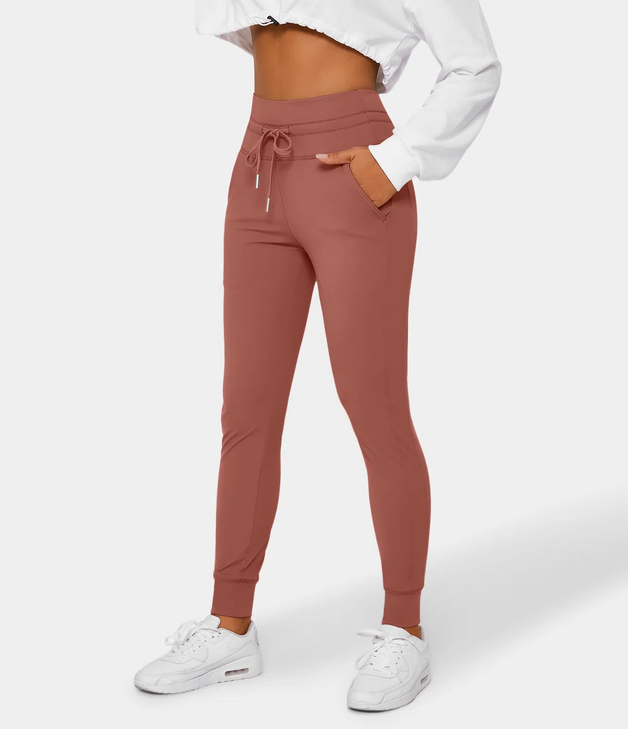 Abelle™ | Plush jogging trousers with high waist