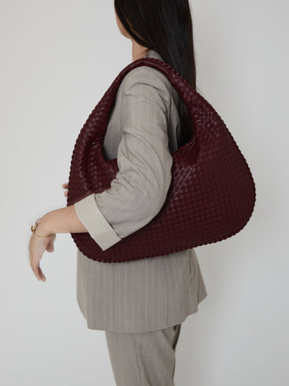 Charlotte™ | Everyday shoulder bag - Wine Red