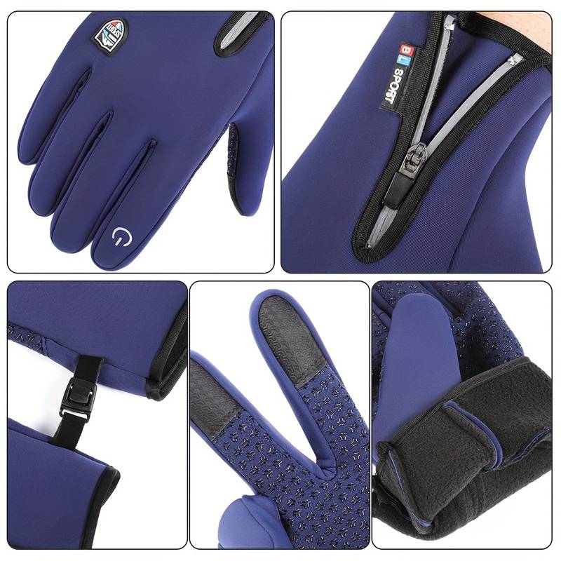 Rechargeable Heated Electric Touch Screen Gloves