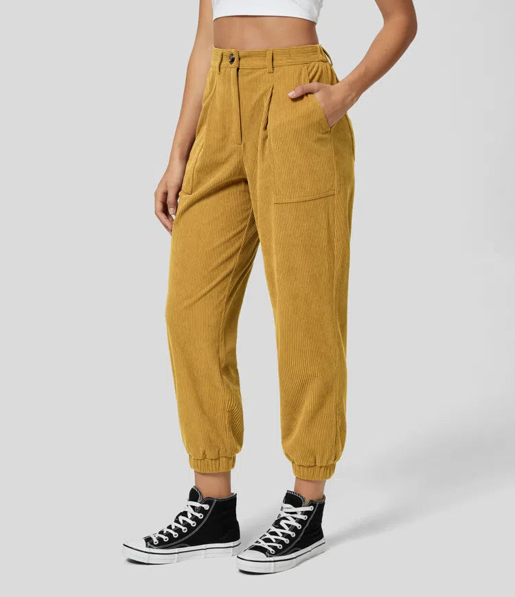 Linsey™ | Corduroy jogging trousers