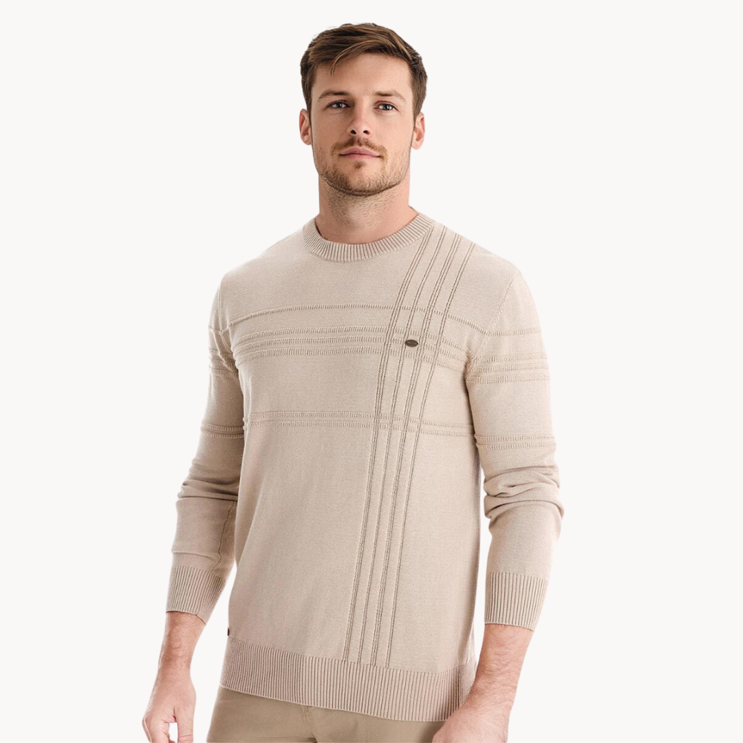 ASHTON™ | CHECK SWEATER