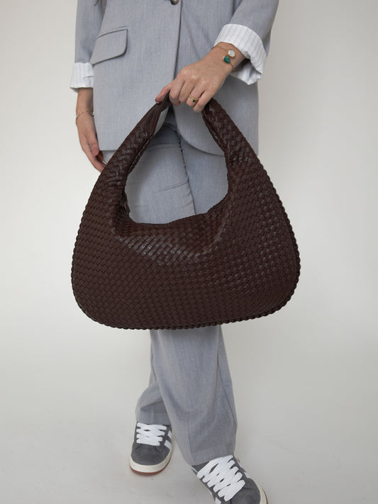 Charlotte™ | Everyday shoulder bag - Coffee